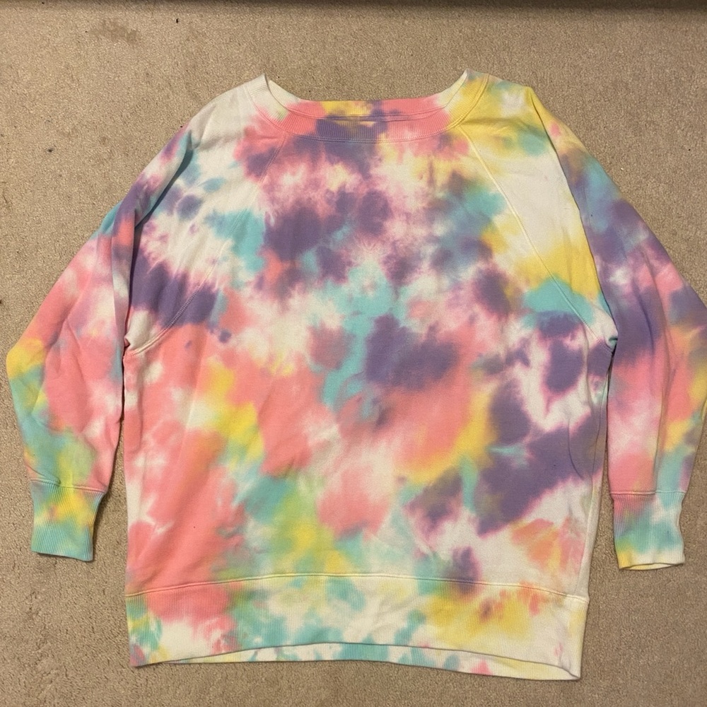 Tie dye crew neck